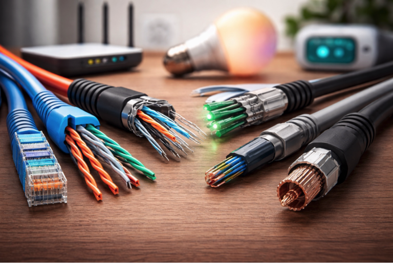 Cables de red más usados en proyectos de electrónica y domótica